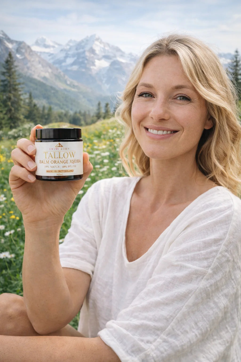 Swiss Eden Tallow Orange & Jojoba Balm mit Schweizer BIO-Tallow und natürlicher Hautpflege